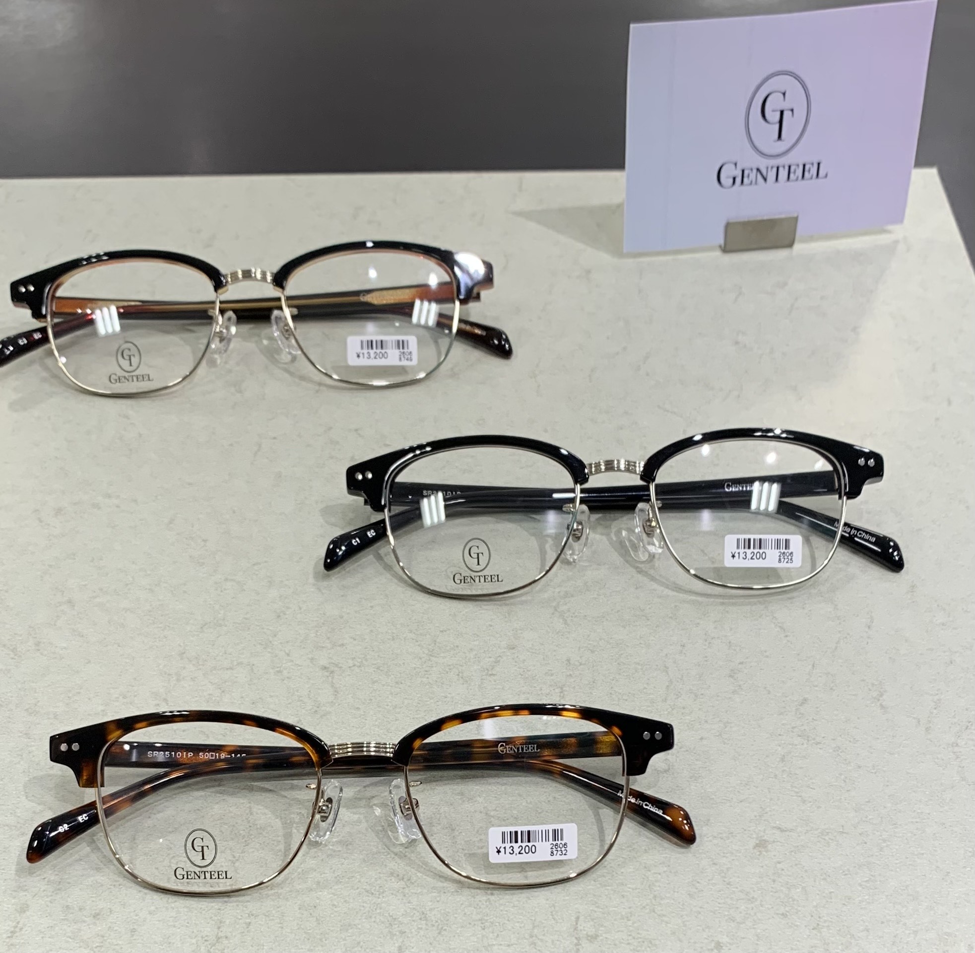 新しいアイウェアシリーズ　GENTEEL:イメージ