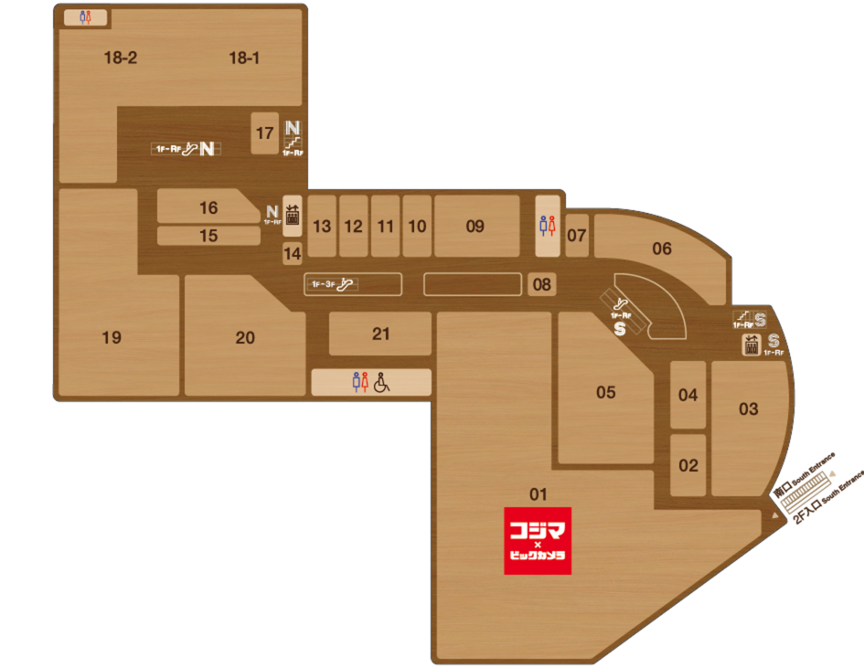 2F フロアマップ