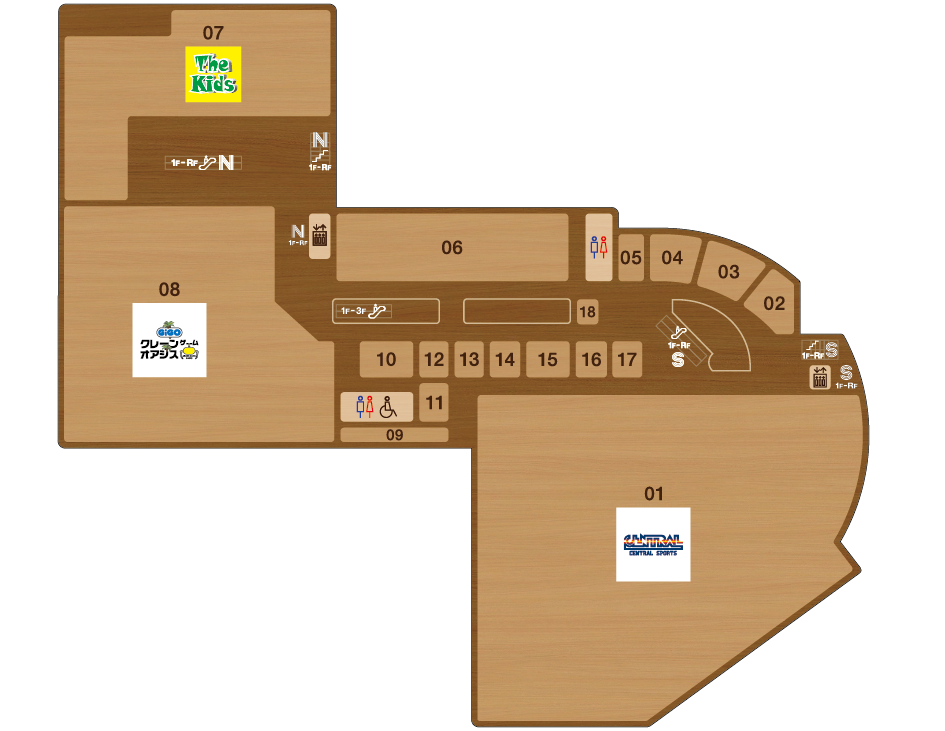 3F フロアマップ